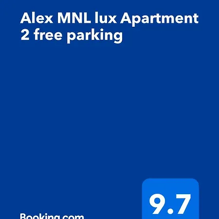 Alex Mnl Lux 2 Free Parking Apartman *